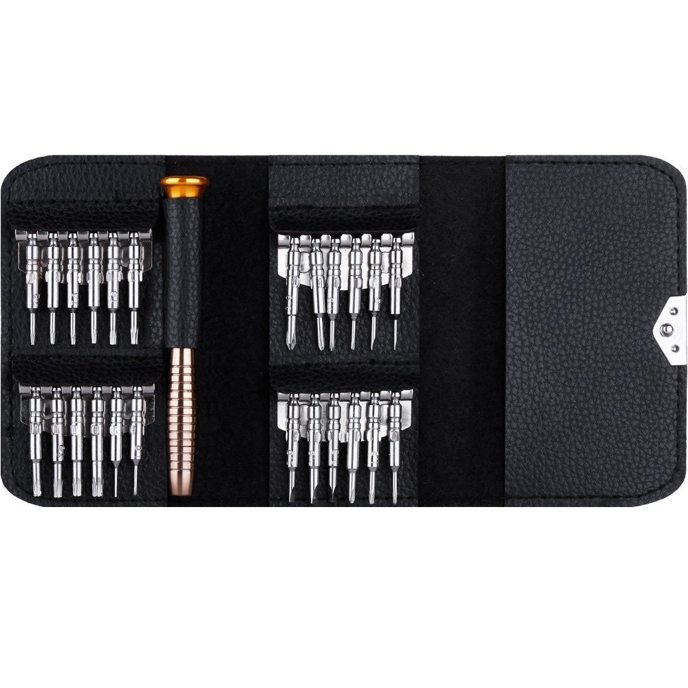 Set surubelnita de precizie 24 biti otel slot magnetic husa depozitare