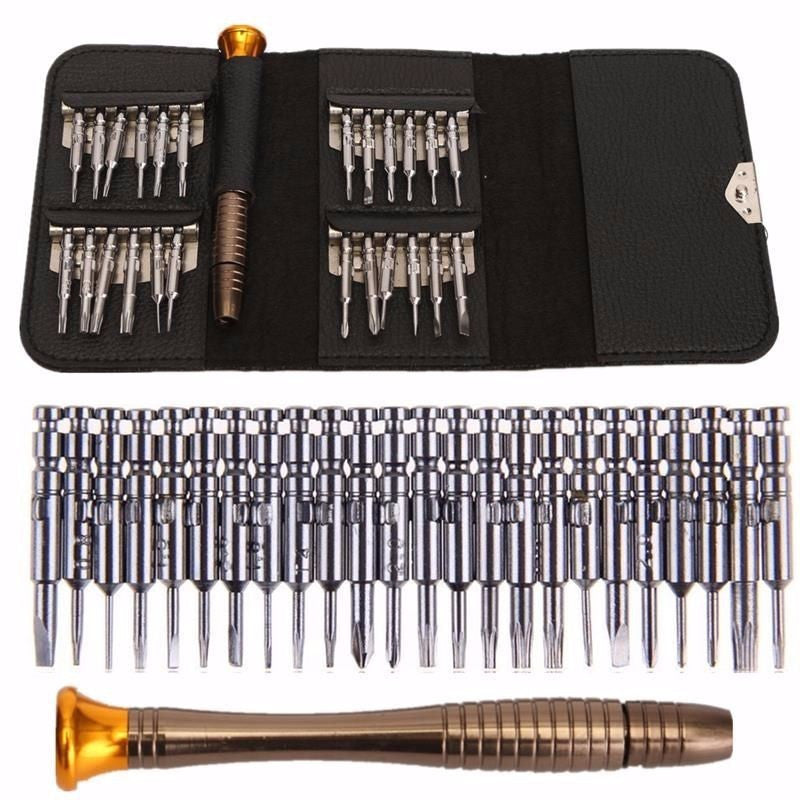 Set surubelnita de precizie 24 biti otel slot magnetic husa depozitare