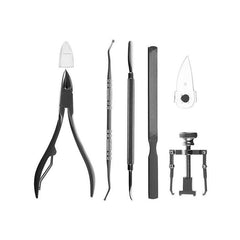Set trusa Pedichiura  ingrijire Unghii Incarnate cu 6 instrumente Otel inoxidabil