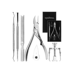 Set trusa Pedichiura  ingrijire Unghii Incarnate cu 6 instrumente Otel inoxidabil