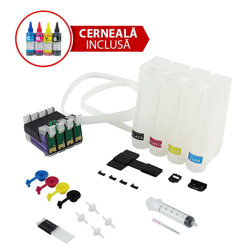 Sistem de alimentare continua ciss pentru  epson t1291 t1292 t1293 t1294