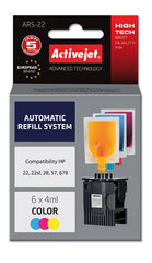 Sistem kit automat de refill color pentru hp 22 hp 28 hp 57 activejet