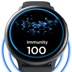 Smartwatch bluetooth cu termometru nivel oxigen nivel imunitate tensiune 15 functii iosandroid lcd tactil 1.28"
