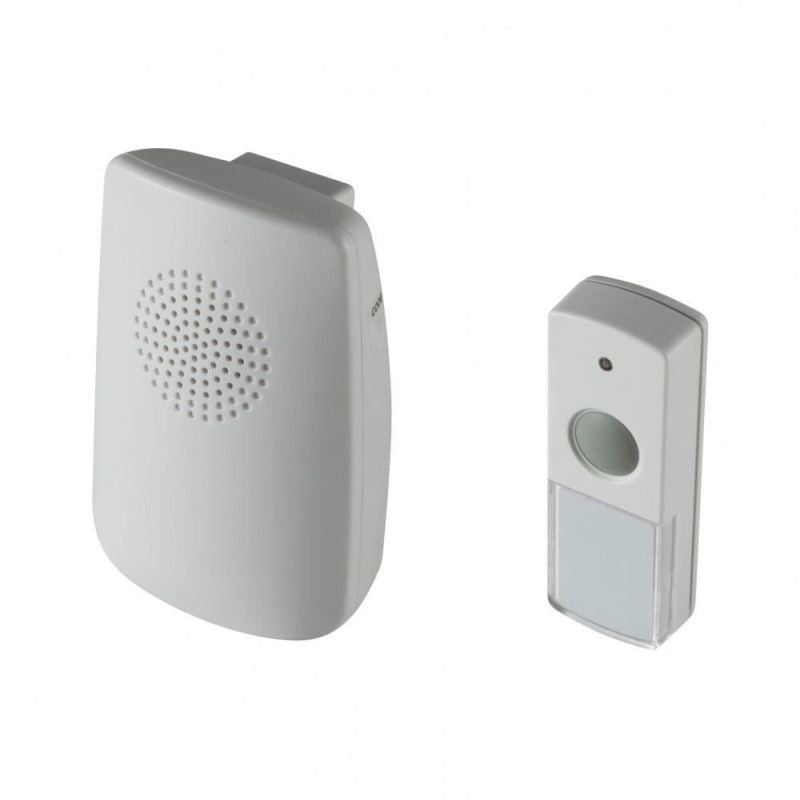 Sonerie fara fir raza actiune 100 m buton ip44 frecventa 433.9 mhz