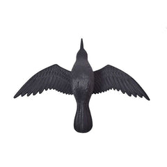 Sperietoare pasari figurina corb orificii de suspendare 41x56x11 cm