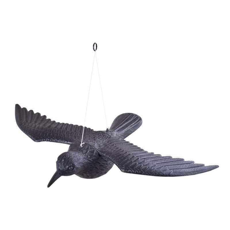 Sperietoare pentru pasari figurina corb 41X58X11 cm negru