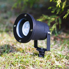 Spot led 35w conector gu10 impermeabil certificare ip54 aluminiu negru