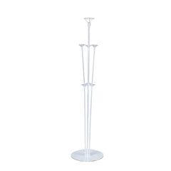 Stand aranjament 7 Baloane inaltime 70 cm Transparent