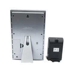 Statie meteo cu emitator e-tern lcd alarma snooze ceas calendar