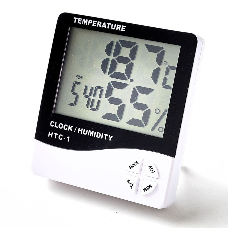 Statie Meteo cu Higrometru ecran LCD cu Alarma, Ora, Data si Calendar