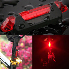 Stop bicicleta 5 led-uri 4 moduri iluminare incarcare usb 2 inele fi-are