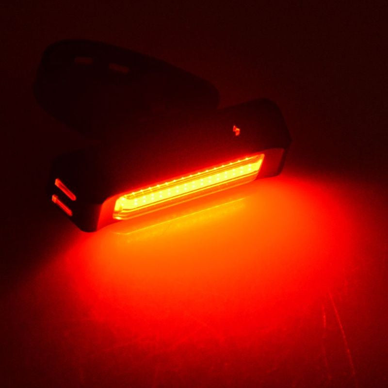 Stop led bicicleta vizibilitate 10 m incarcare usb 3 moduri iluminare