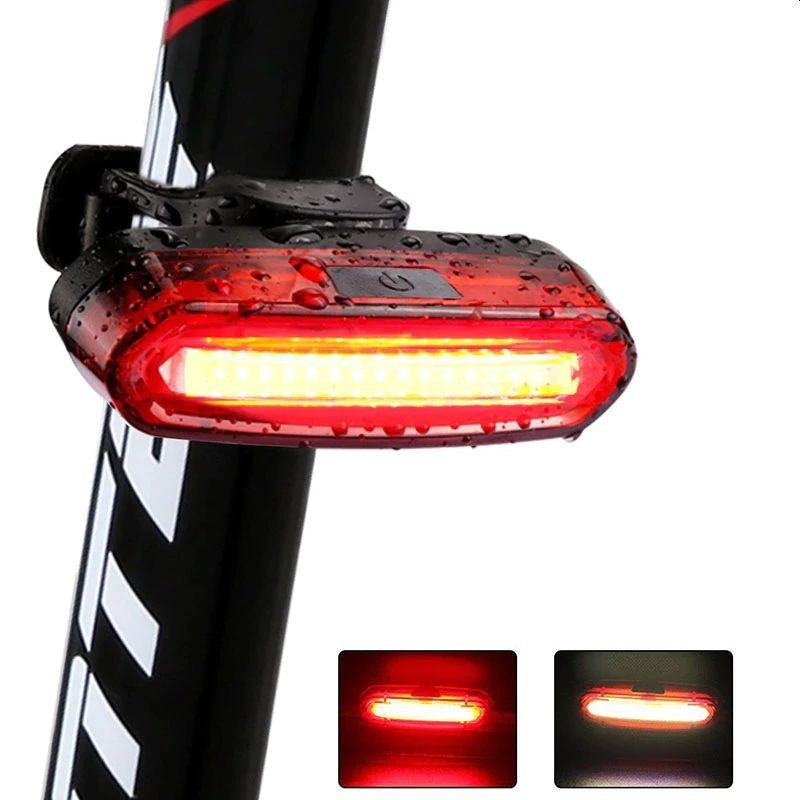 Stop led pentru Bicicleta Reincarcabil USB 16 Led