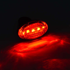 Stop spate bicicleta 5 led-uri impermeabil 7 moduri iluminare rosu