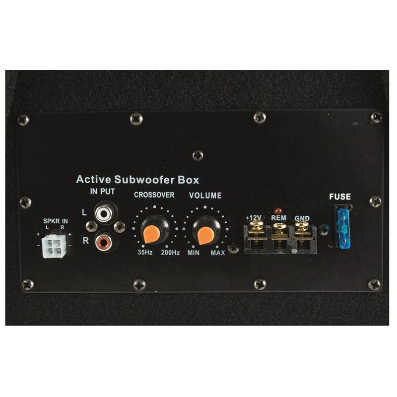 Subwoofer Auto 2in1 Activ cu Telecomanda si Amplificator 200w  Sal