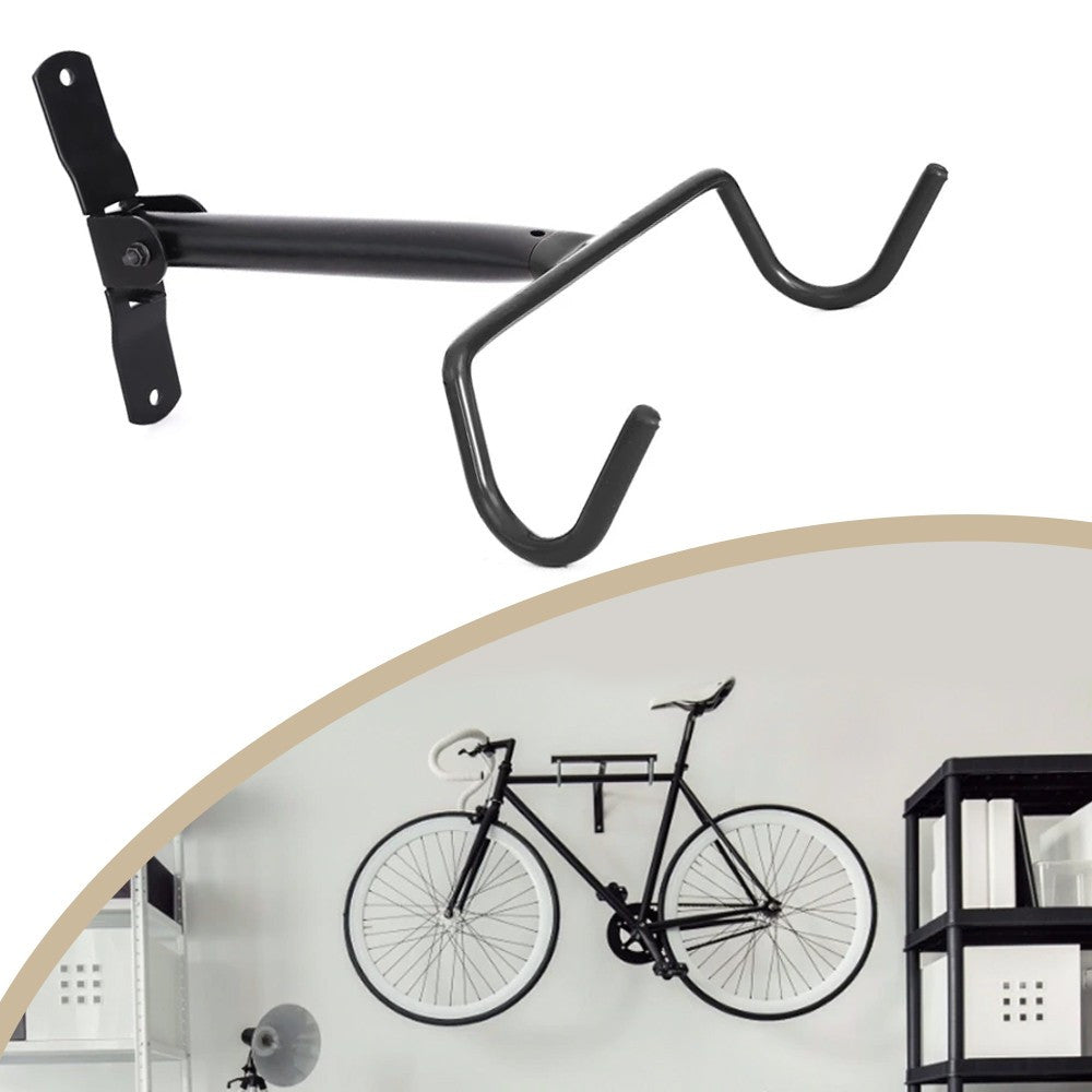 Suport bicicleta fi-are doua carlige depozitare pe perete otel negru
