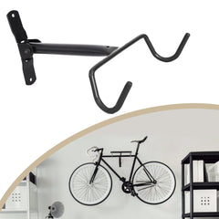 Suport bicicleta fi-are doua carlige depozitare pe perete otel negru