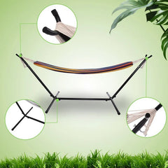 Suport cadru Hamac 270x105 cm metalic cu husa transport negru