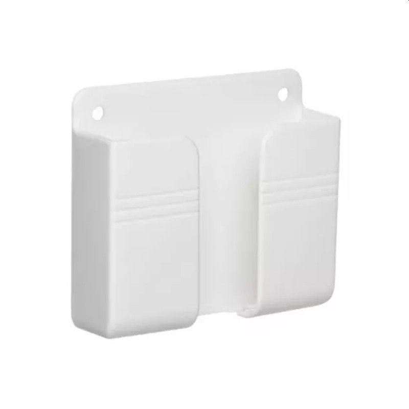 Suport de perete pentru incarcare telefon universal 9.5 x 7.7 cm alb