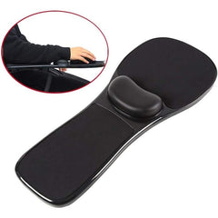 Suport ergonomic pentru mana cu Mousepad gel fixare scaun sau birou negru