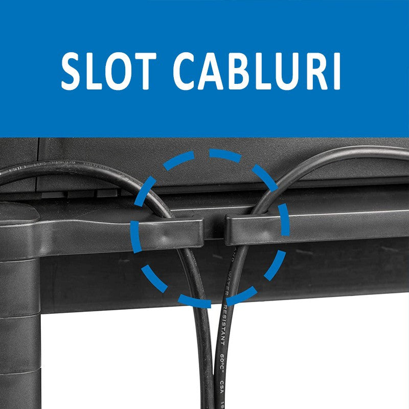 Suport pentru monitor inaltime reglabila sertar stand pixuri picioare anti-derapante