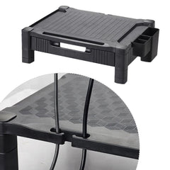 Suport pentru monitor inaltime reglabila sertar stand pixuri picioare anti-derapante