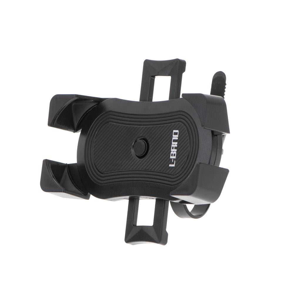 Suport Telefon cu 4 brate montaj pe Motocicleta sau Bicicleta culoare Neagra