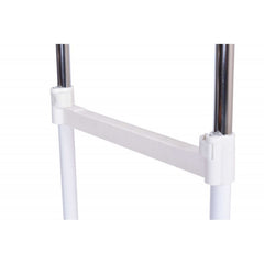 Suport umerase dublu stender cu rotile raft incaltaminte 159x80x40 cm