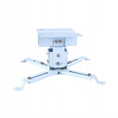 Suport videoproiector montare pe tavan unghi inclinare reglabil kit montaj inclus metalic alb