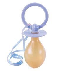 Suzeta jumbo 20 cm cu snur accesoriu cu chitaitoare pentru petrecere halloween