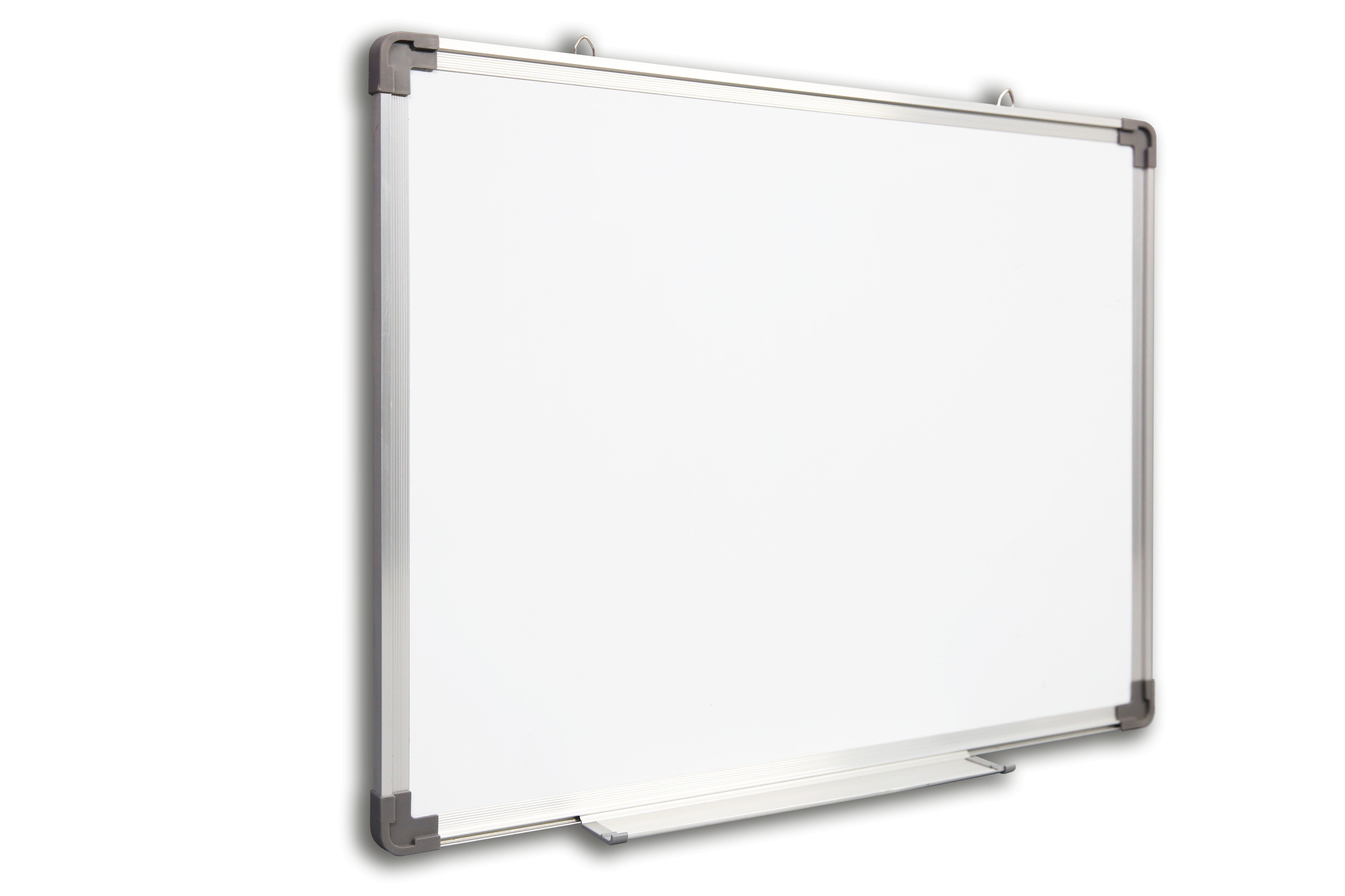 Tabla magnetica 60-90 cm rama aluminiu suprafata alba lacuita tavita culisanta