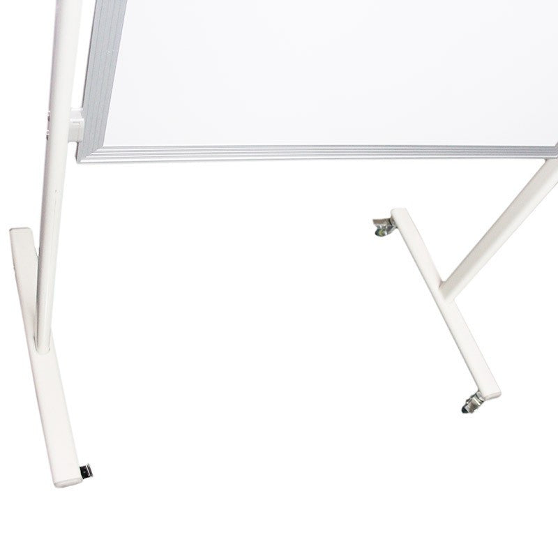 Tabla Magnetica Doua Fete scriere 90x120 cm Stand Mobil cu Blocare Roti