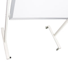 Tabla Magnetica Doua Fete scriere 90x120 cm Stand Mobil cu Blocare Roti