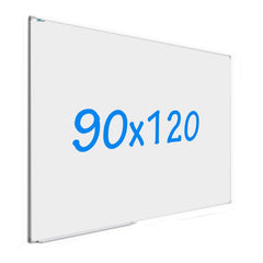 Tabla magnetica Whiteboard 90-120 cm Rama Aluminiu Slim suport Markere