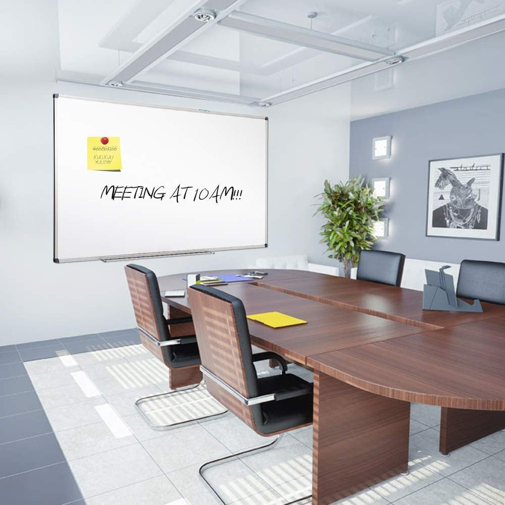 Tabla Magnetica Whiteboard 90-150 cm rama aluminiu tavita markere