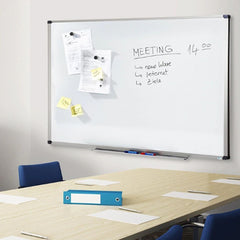 Tabla Magnetica Whiteboard 90-150 cm rama aluminiu tavita markere