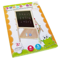 Tablita Magnetica cu 2 fete Cifre si Semne Matematice din lemn