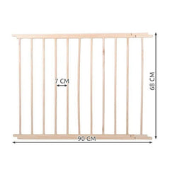 Tarc de joaca pliabil 6 segmente lemn pin 172-90-695 cm suprafata 5.4 mp