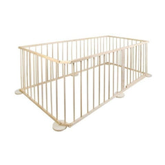 Tarc de joaca pliabil 6 segmente lemn pin 172-90-695 cm suprafata 5.4 mp