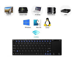Tastatura Smart TV Multimedia Wireless cu touchpad 3.8 inch