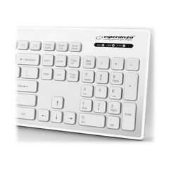 Tastatura USB rezistenta la apa 103 taste Qwerty Esperanza Singapore