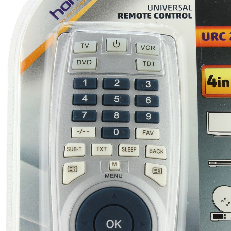 Telecomanda universala 4in1 pentru TV, SAT, DVD si VCR
