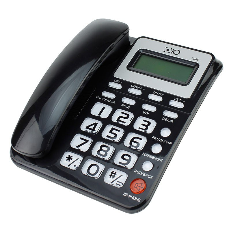 Telefon fix id apelant fskdtmf calculator calendar memorie oho culoare negru