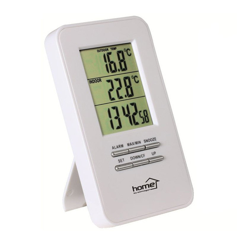 Termometru cu Ceas afisare temperatura Exterior Interior Home