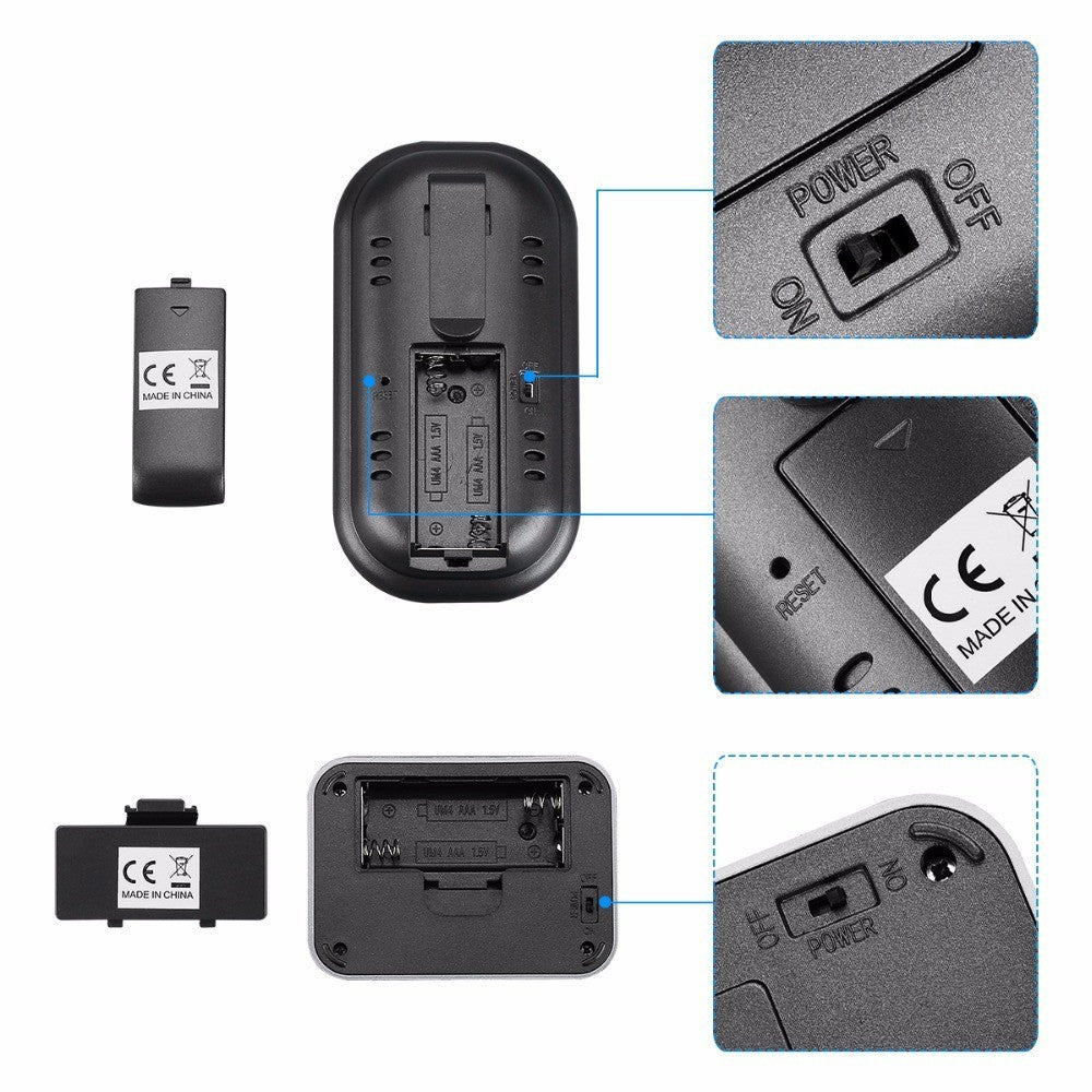 Termometru digital cu sonda pentru carne wireless display lcd led 8 butoane