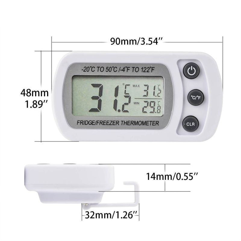Termometru digital refrigerare ecran lcd 1.96 inch impermeabil