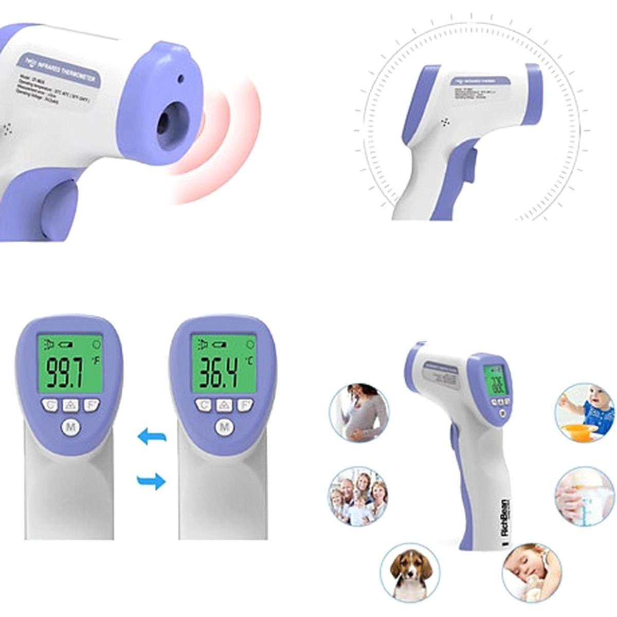 Termometru electronic cu infrarosu Contactless AVX-AG458E