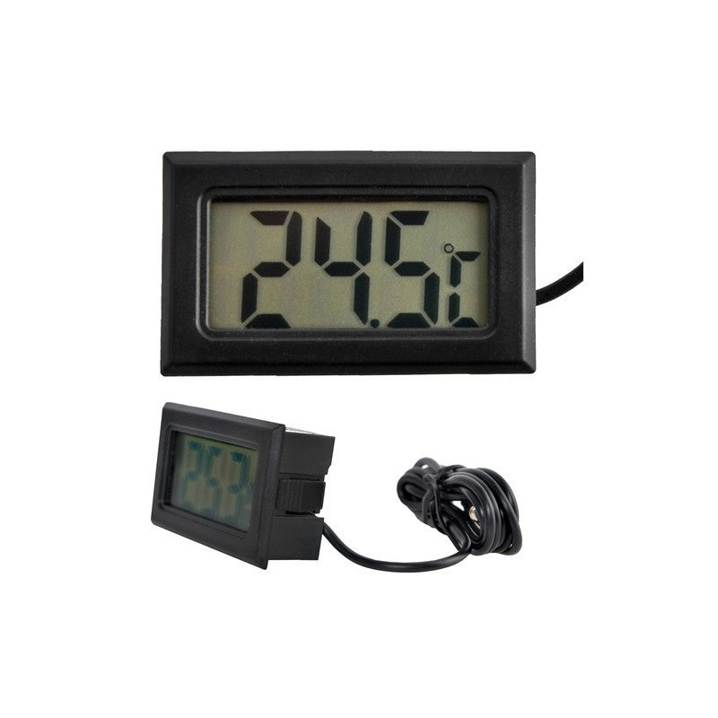 Termometru electronic cu sonda impermeabila afisaj lcd negru