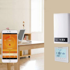 Termostat Digital Programabil internet Wifi Centrala Termica control Smartphone Android IOS Beok