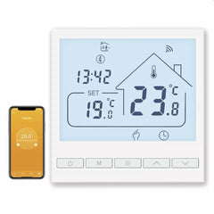 Termostat Digital Smart Wifi control vocal programare saptamanala Lcd compatibil incalzire in pardoseala